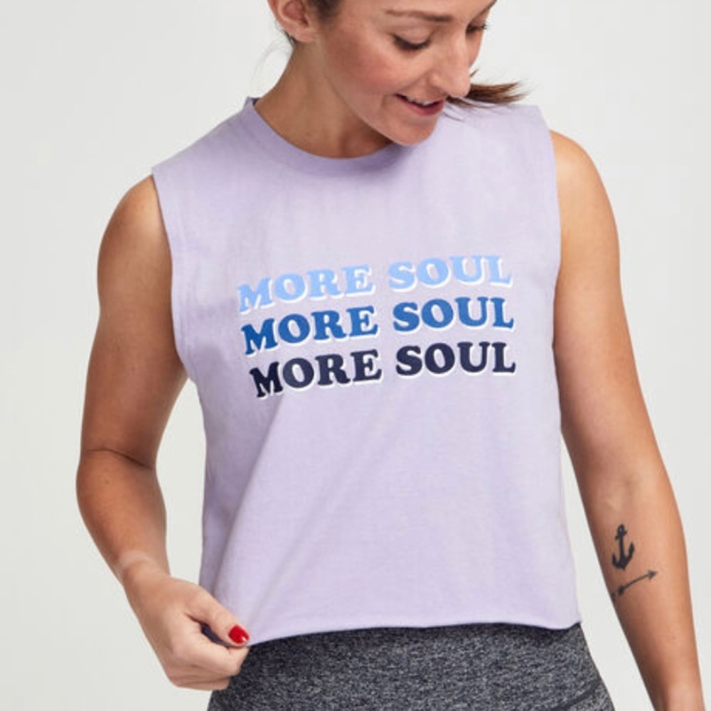 SoulCycle cropped tank